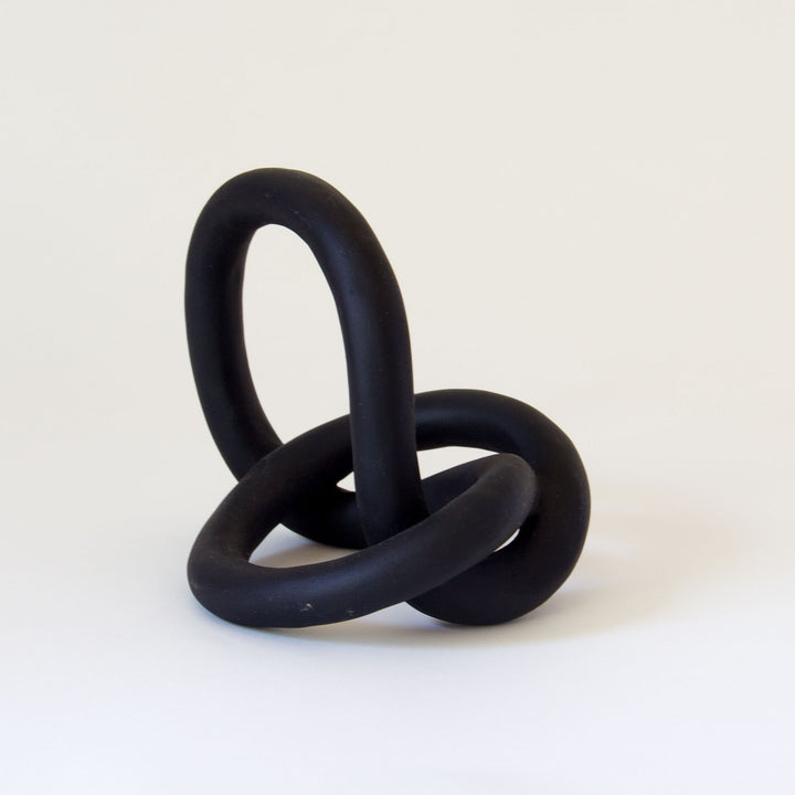 Abstract Black Loop Object