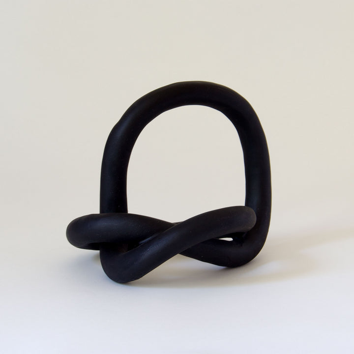 Abstract Black Loop Object