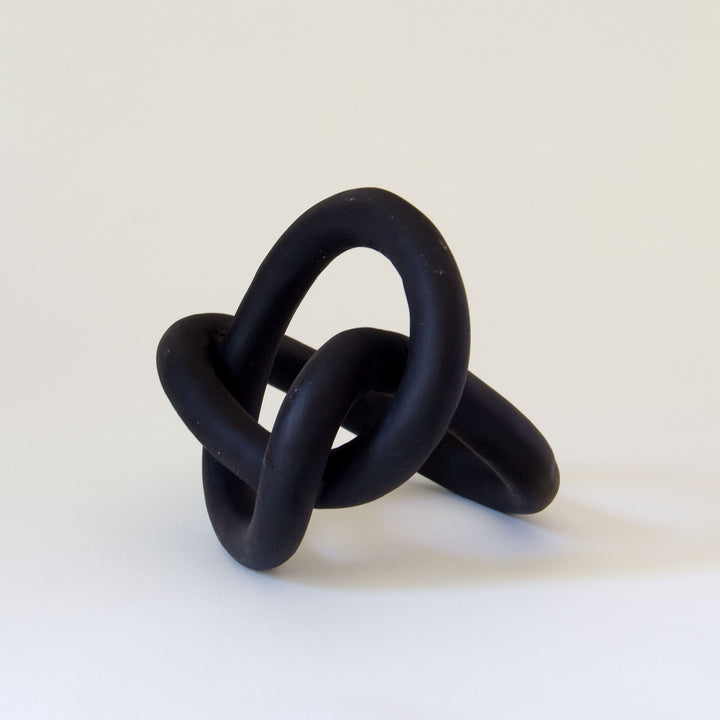 Abstract Black Loop Object