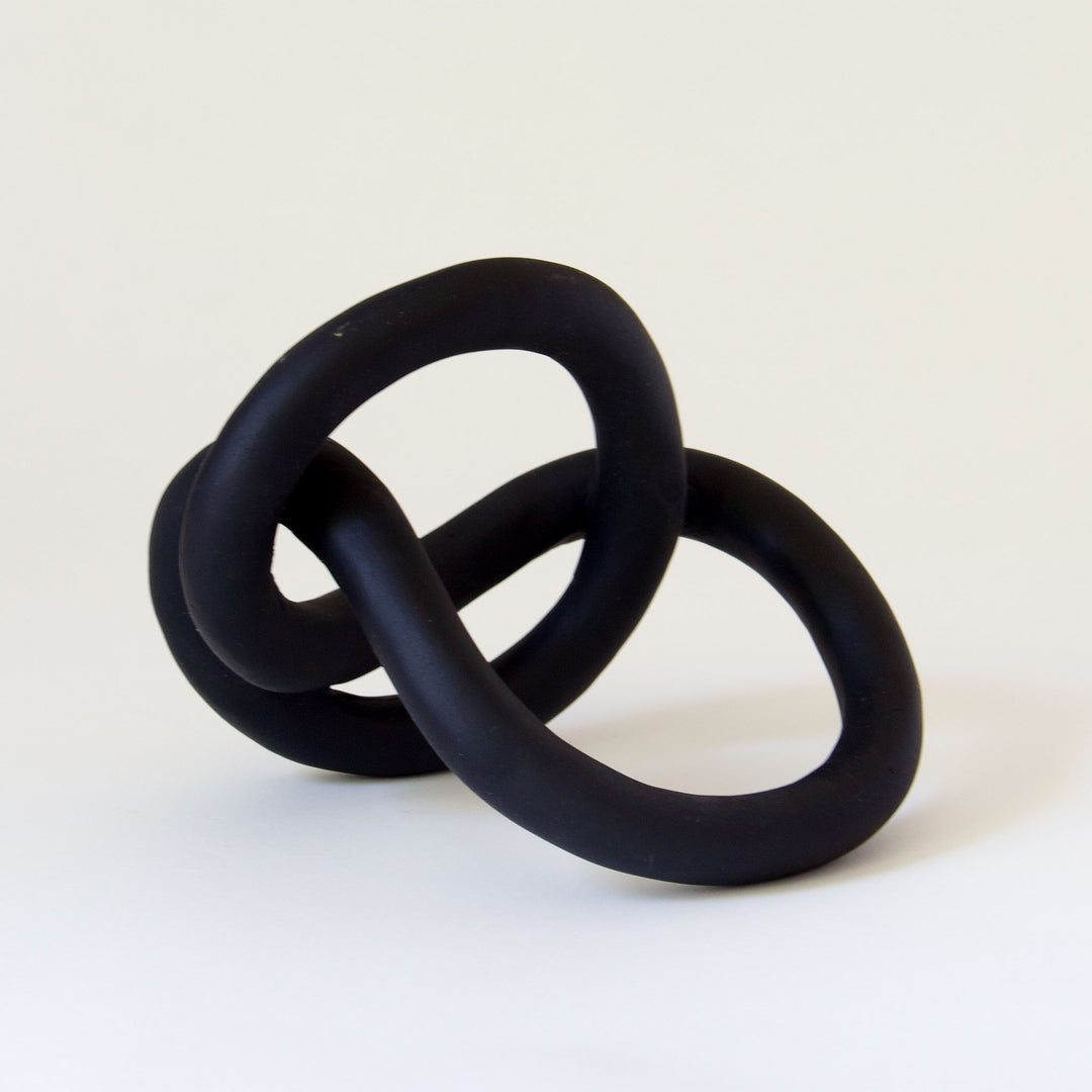 Abstract Black Loop Object