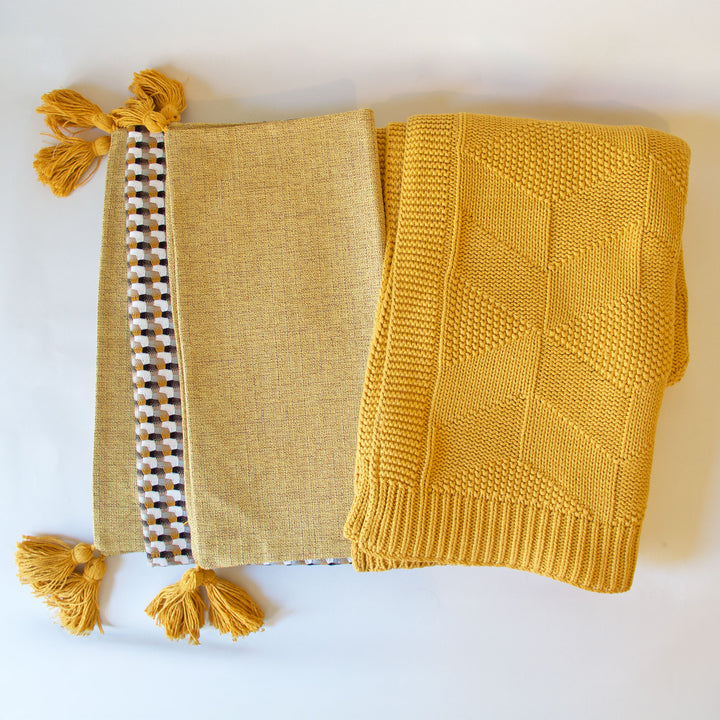 Bed Bundle - Contemporary Mustard