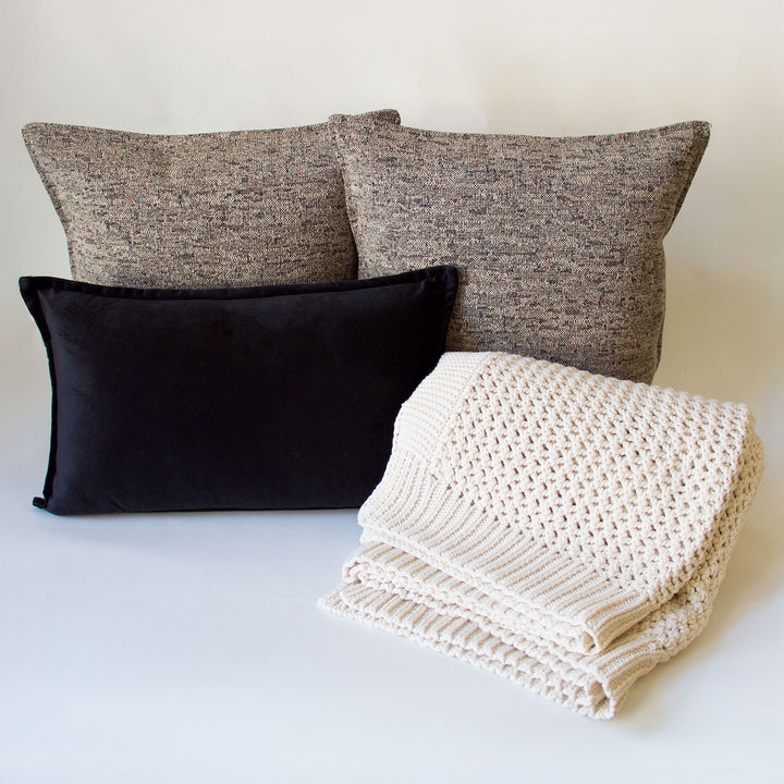 Modern Woven Pebble Pillow Cover