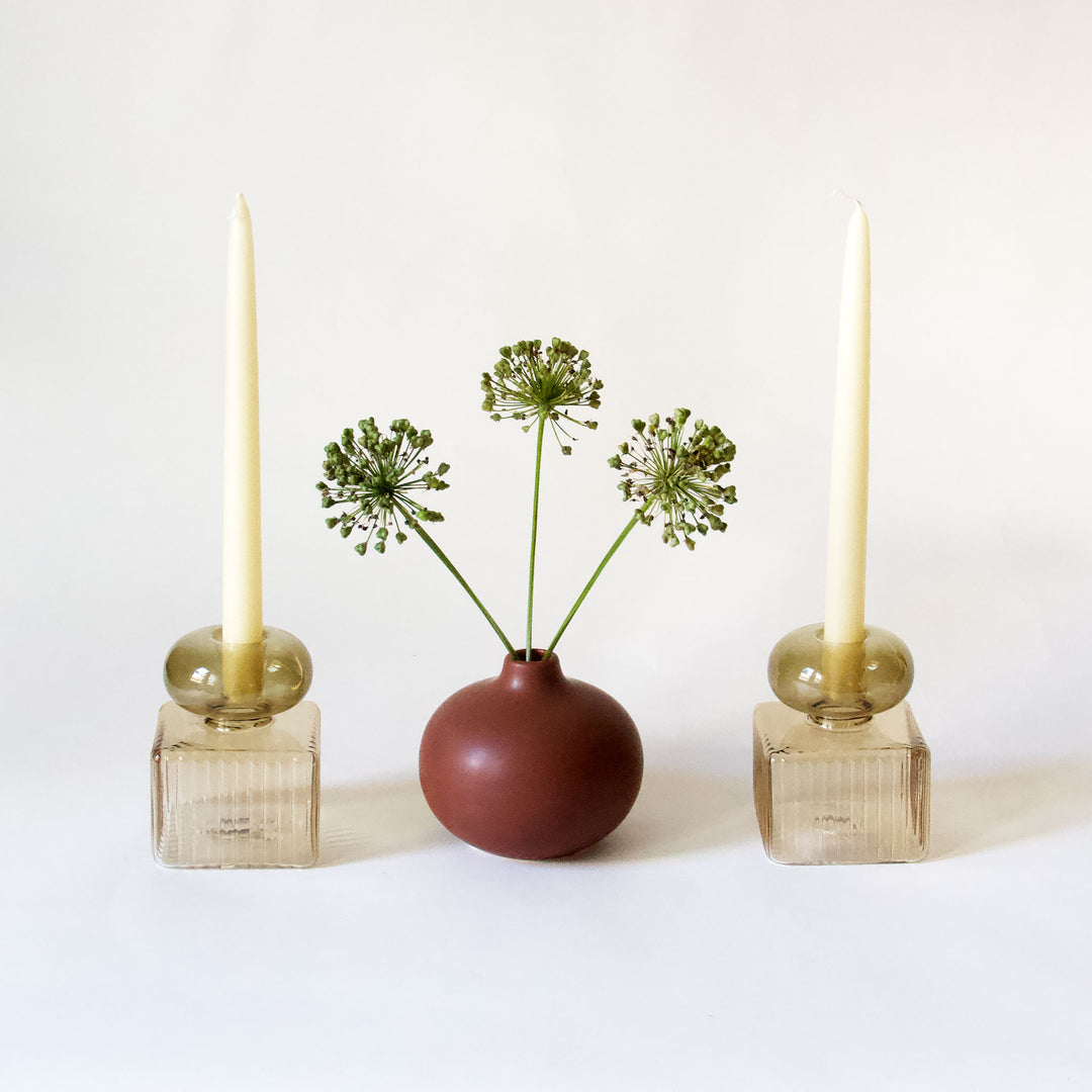 Dining Table Bundle - Brown & Green