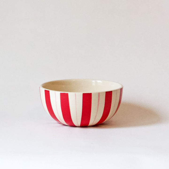 Ceramic Candy Cane Bowl
