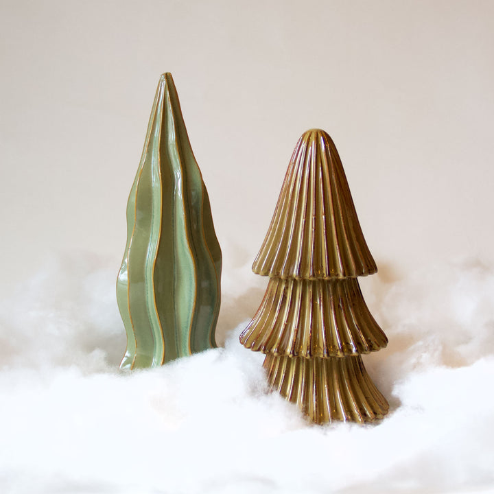 Chartreuse Ceramic Christmas Tree