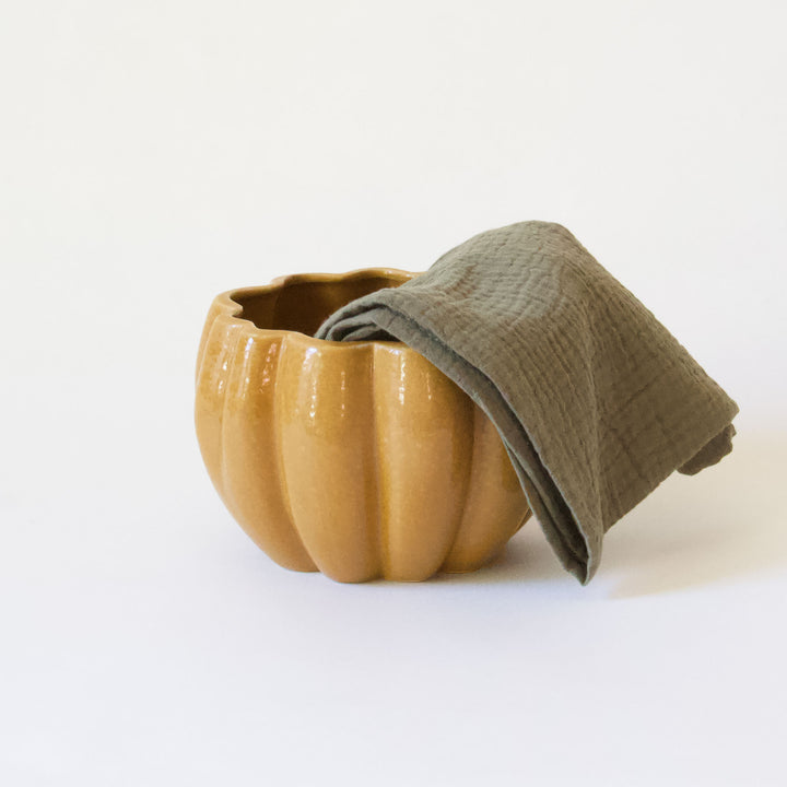 Ceramic Pumpkin Bowl