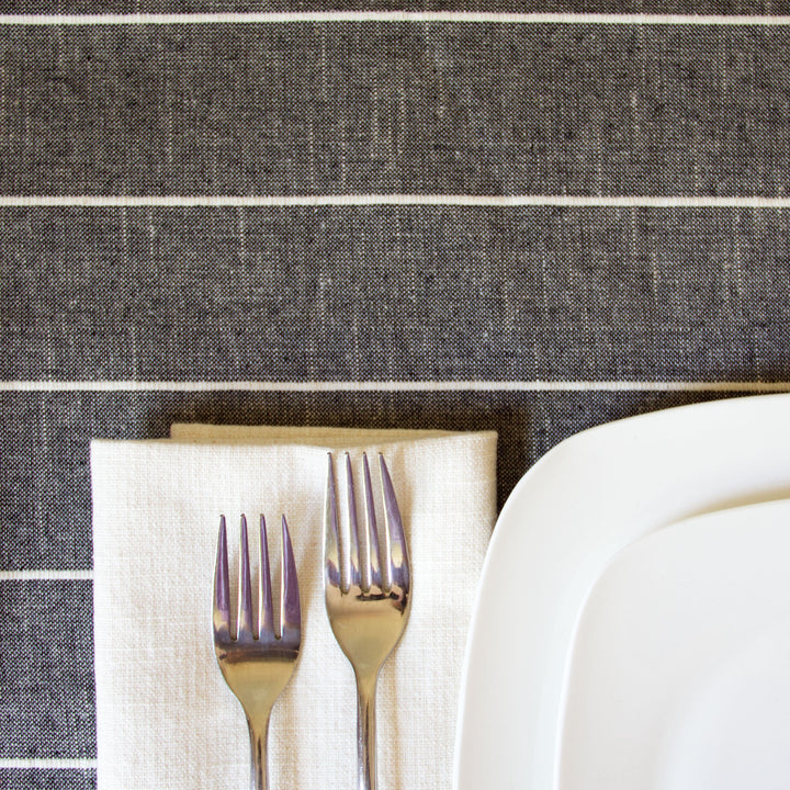 Chambray Tablecloth - Black