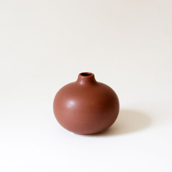 Droplet Bud Vase - Chocolate
