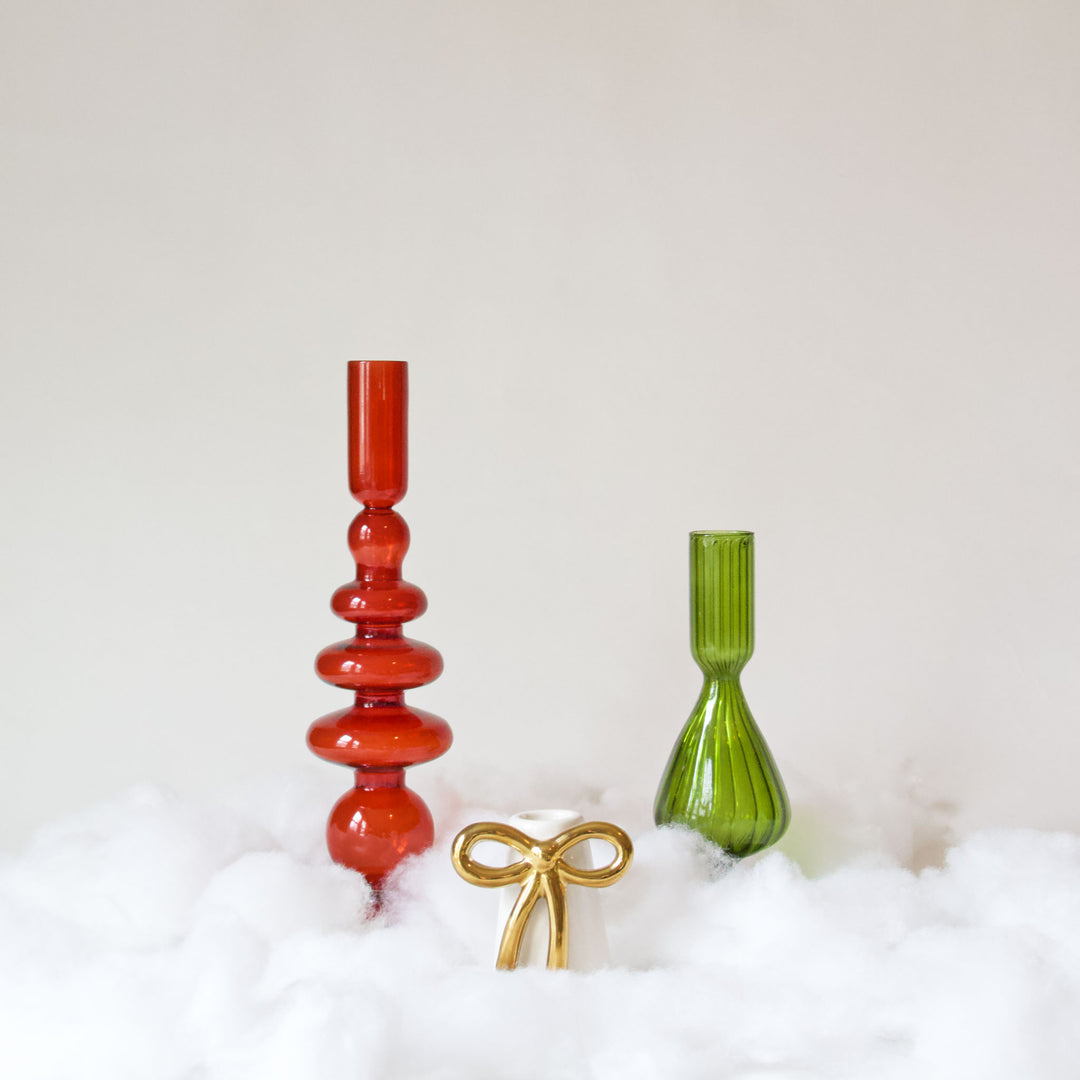 Accent Bundle - Christmas Taper Candleholders