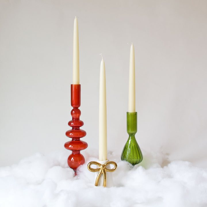 Accent Bundle - Christmas Taper Candleholders