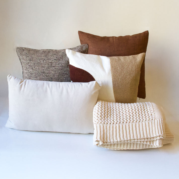 Modern Geometric Loop Pillow Cover