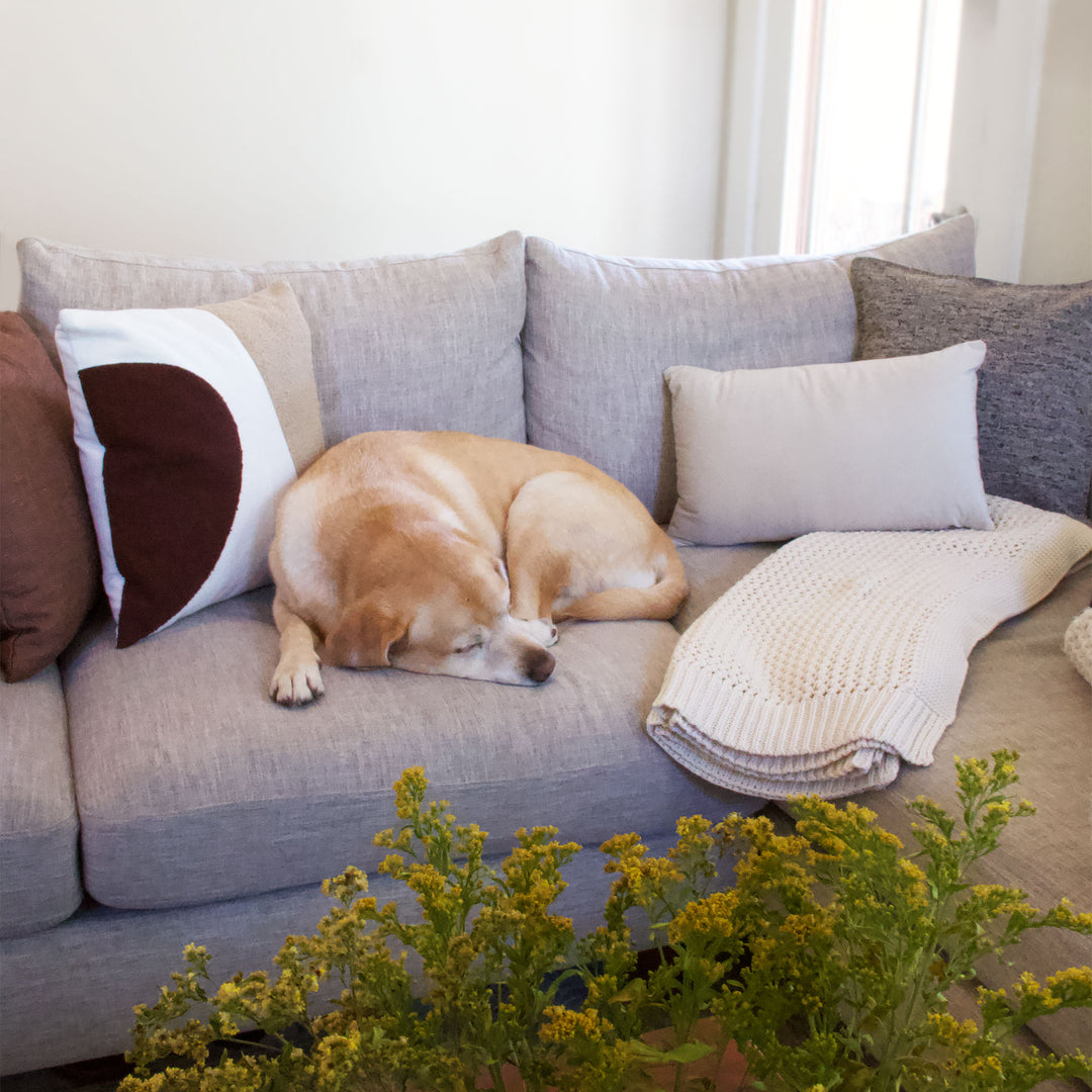 Modern Geometric Loop Pillow Cover
