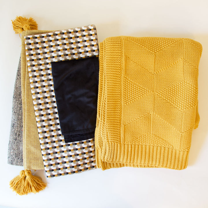 Couch Bundle - Modern Mustard