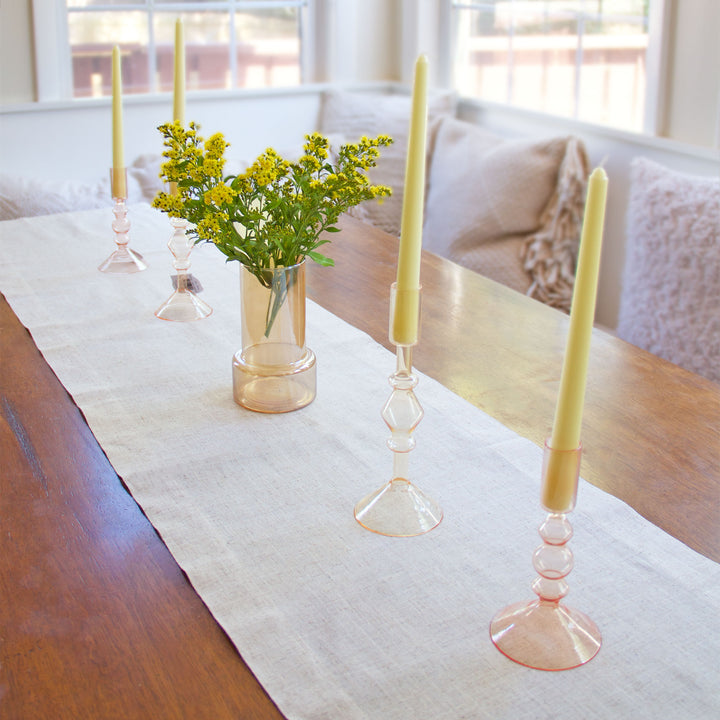 Dining Table Bundle - Amber Glass