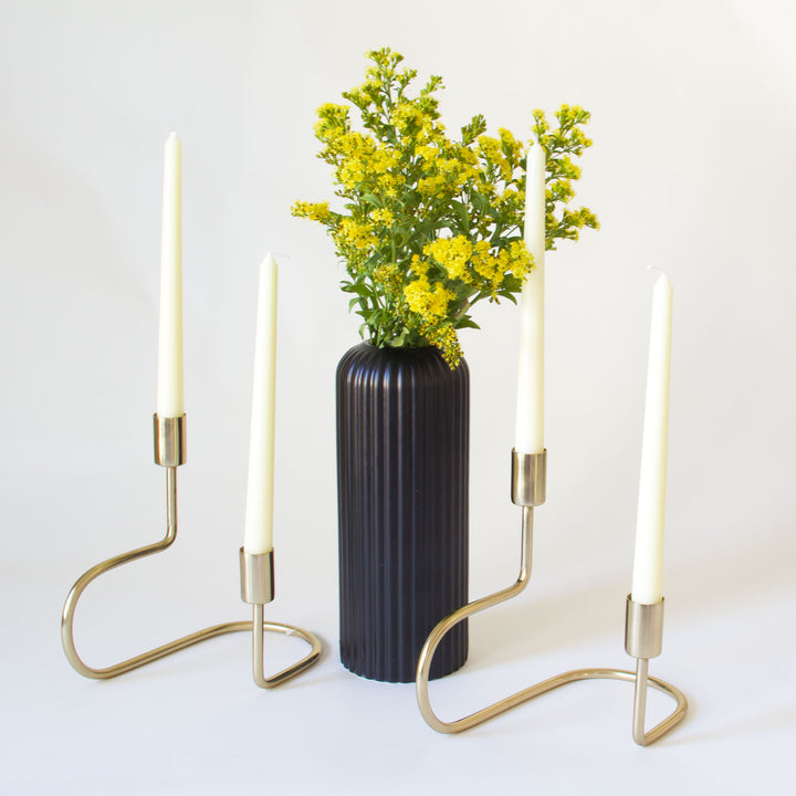 Dining Table Bundle - Black & Gold