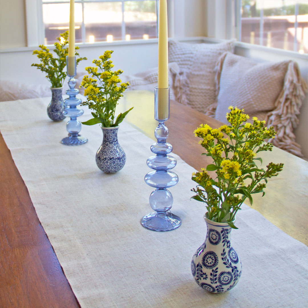 Porcelain Bud Vase - Blue & White