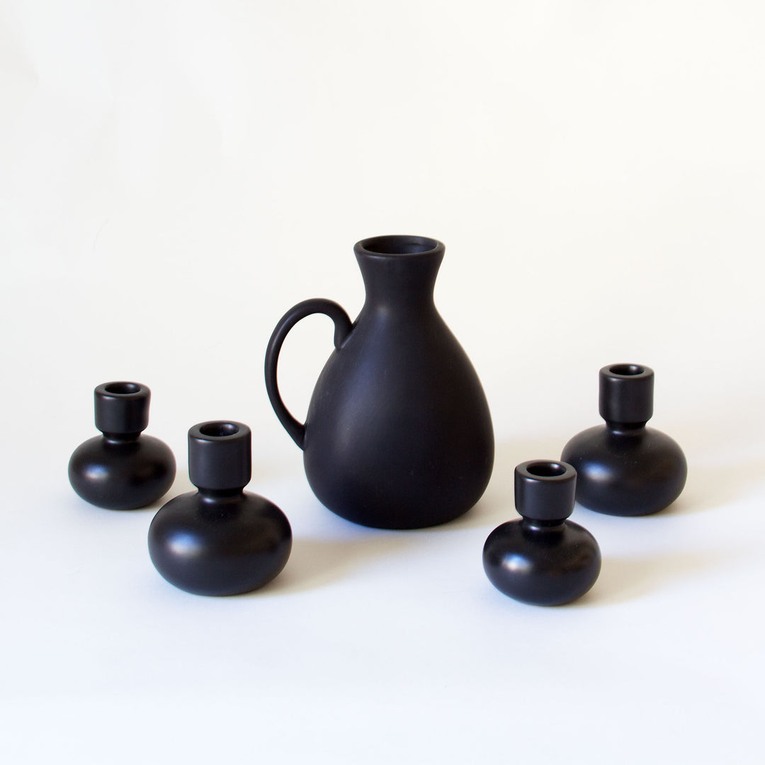 Dining Table Bundle - Contemporary Black