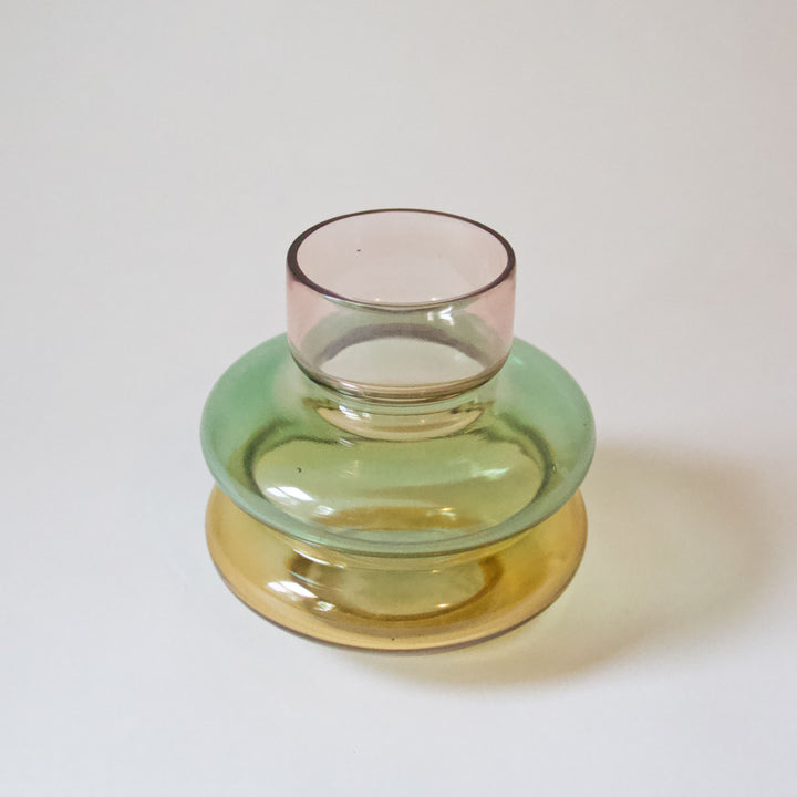 Geometric Glass Vase - Autumn