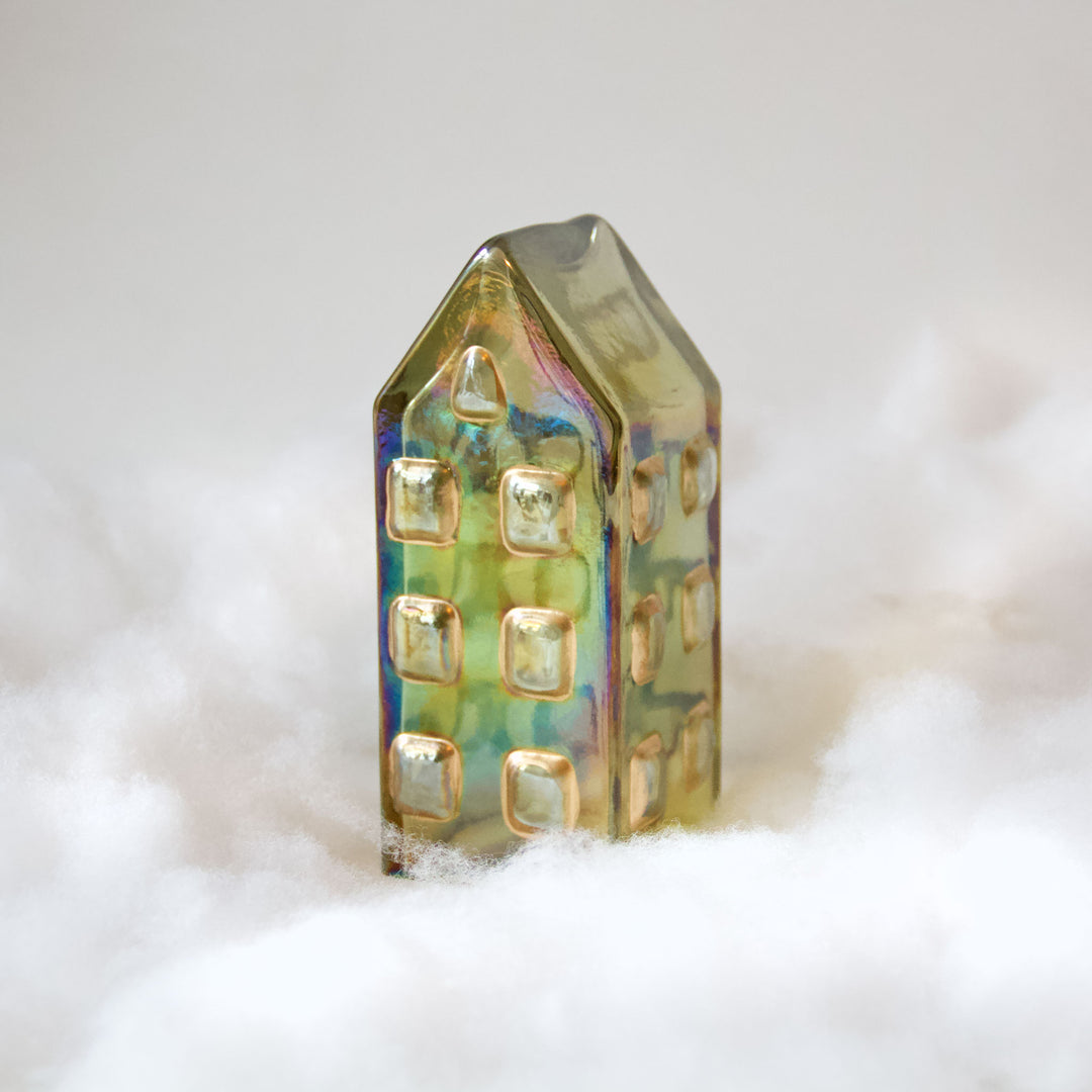 Glass Christmas House