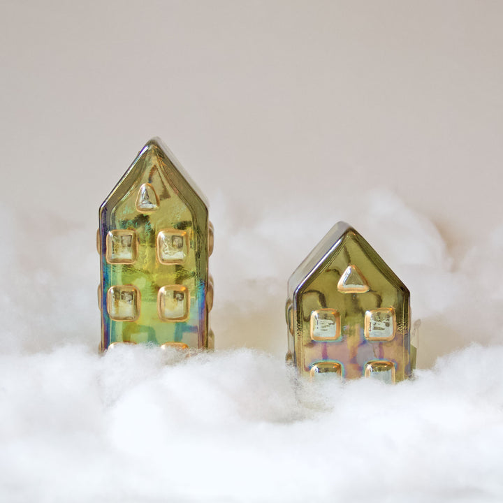 Glass Christmas House