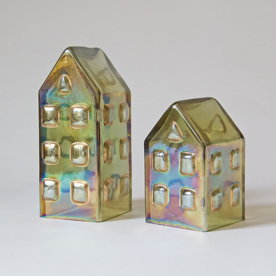 Glass Christmas House