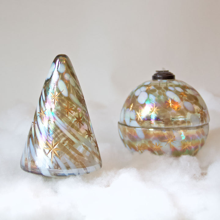 Gold Glass Christmas Tree