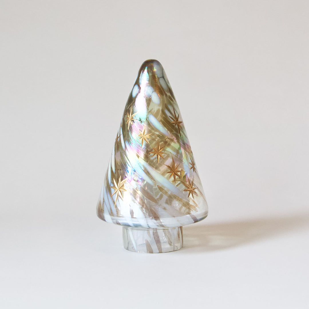 Gold Glass Christmas Tree