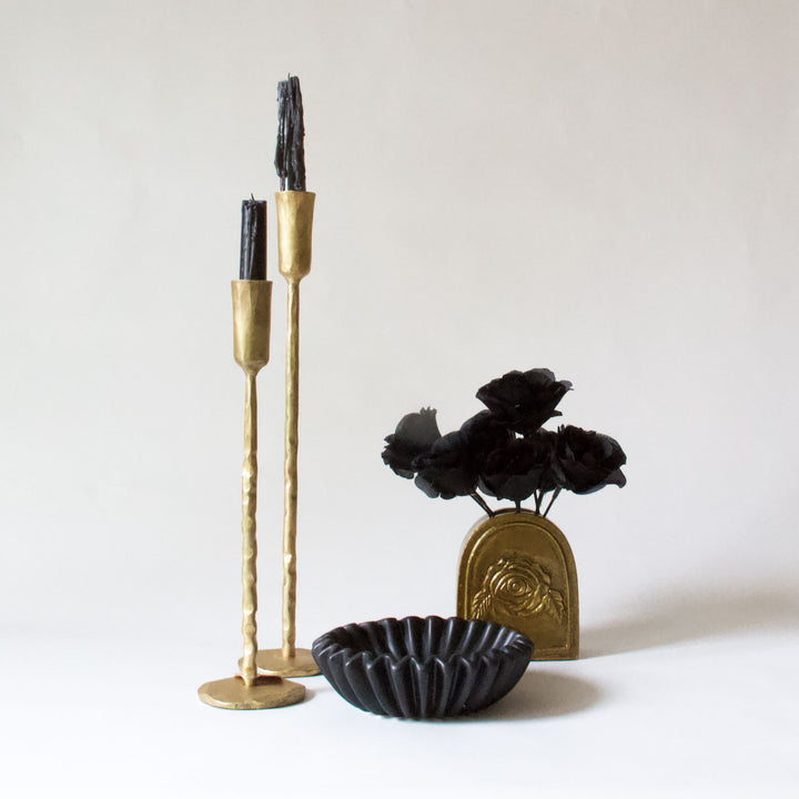 Tombstone Metal Bud Vase