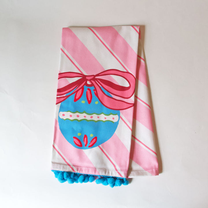 Holiday Ornament Kitchen Towel