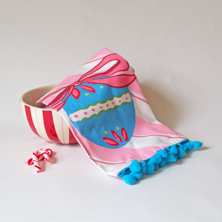 Holiday Ornament Kitchen Towel