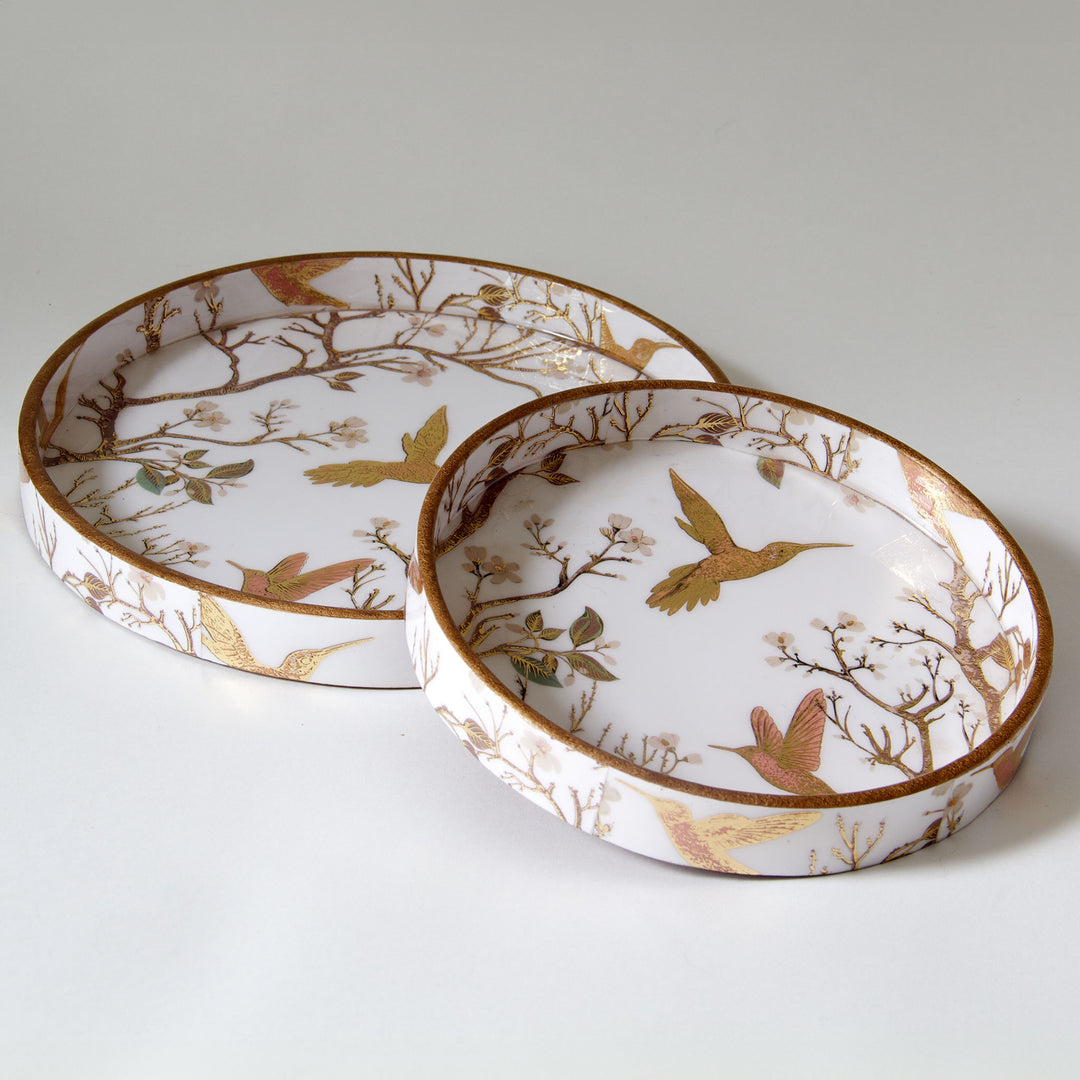 Hummingbird Wooden Tray