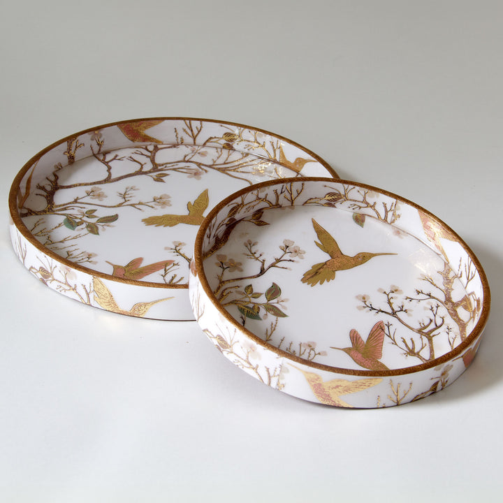 Hummingbird Wooden Tray