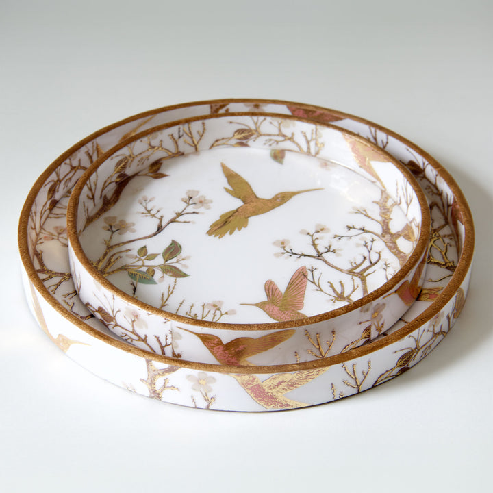 Hummingbird Wooden Tray