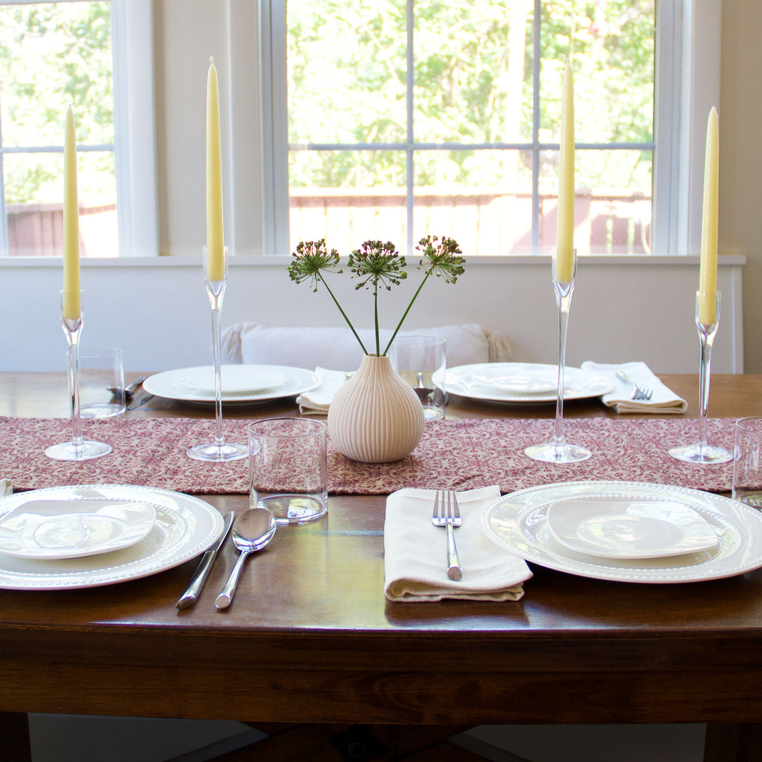 Solid Cotton Napkins - Ivory, Set of 4