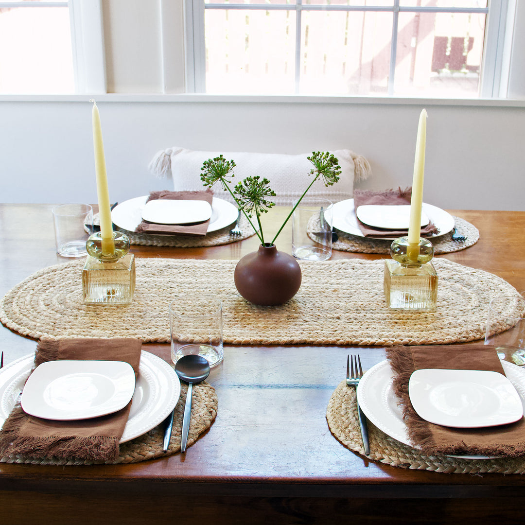 Table Setting Bundle - Brown Jute