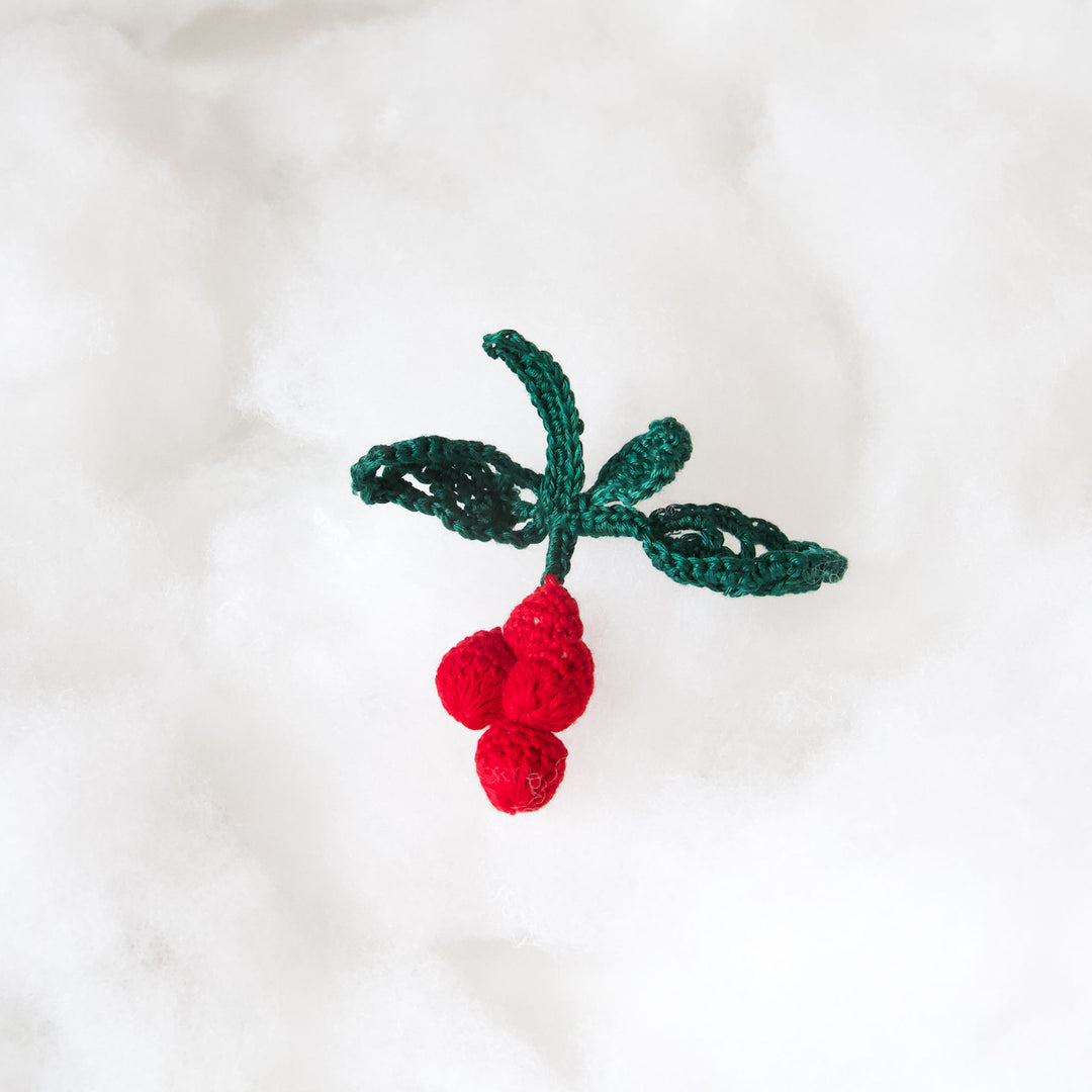 Knitted Mistletoe