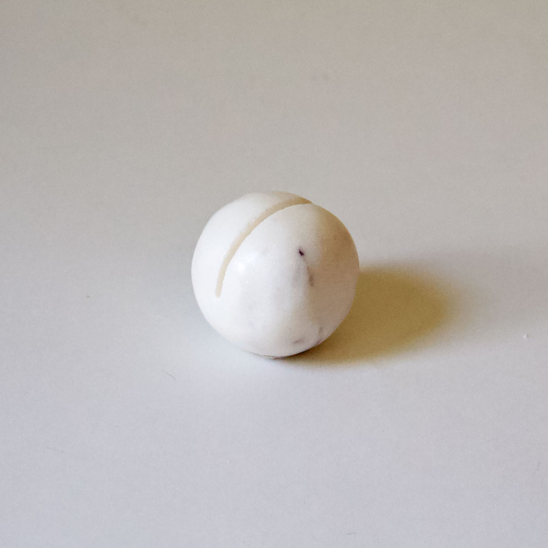 Marble Round Place Card Holder