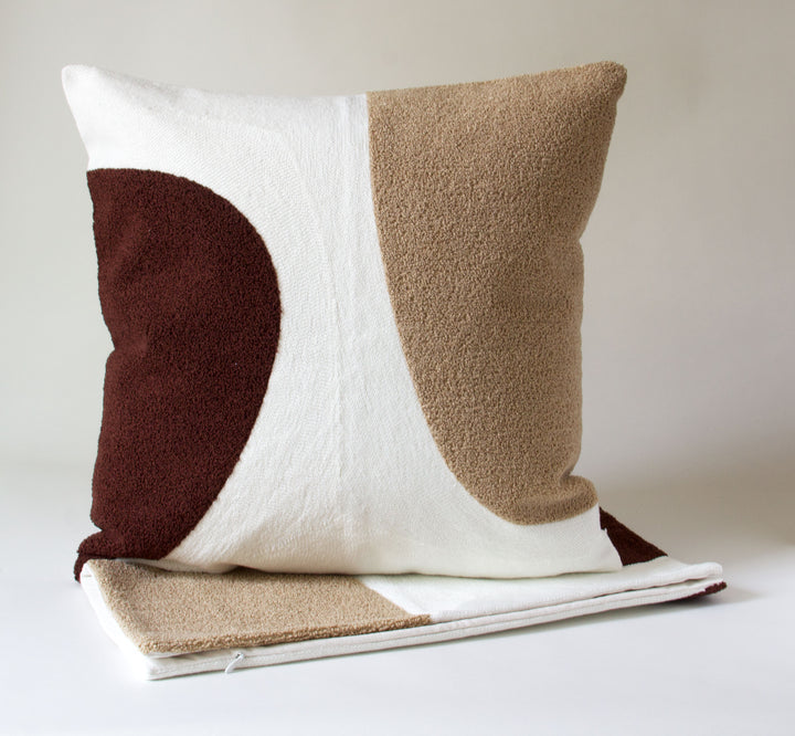 Modern Geometric Loop Pillow Cover