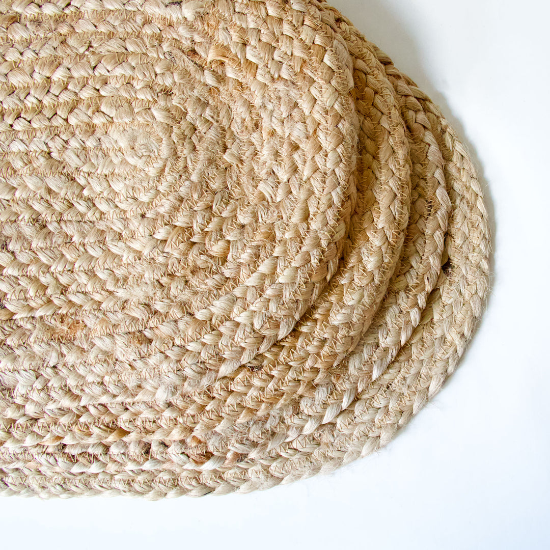 Oval Jute Placemats, Set of 4