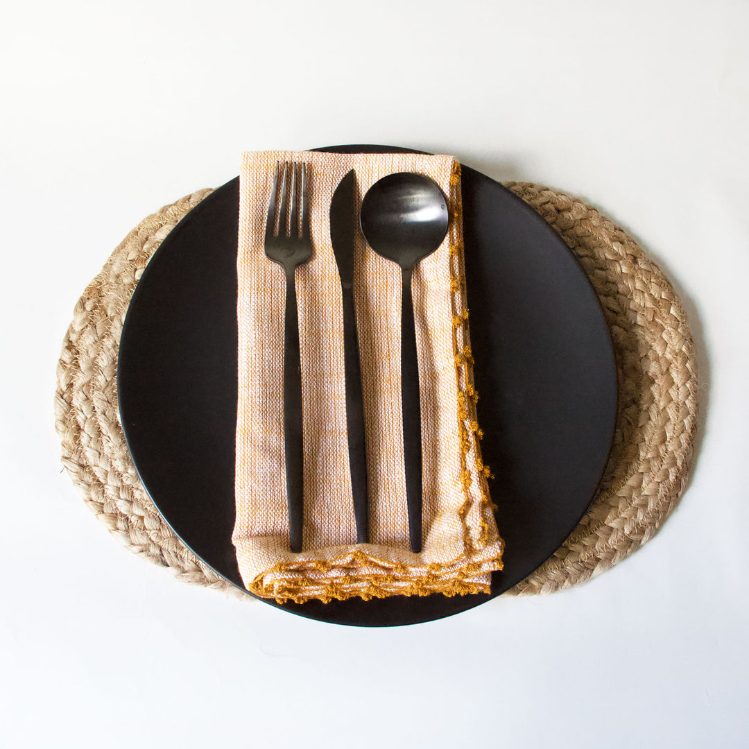 Oval Jute Placemats, Set of 4