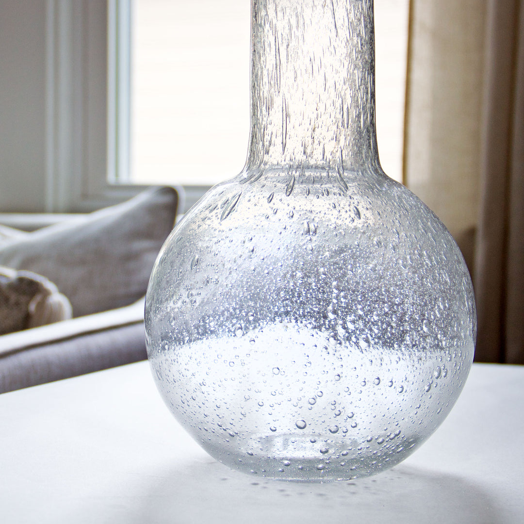 Oversized Glass Bubble Vase
