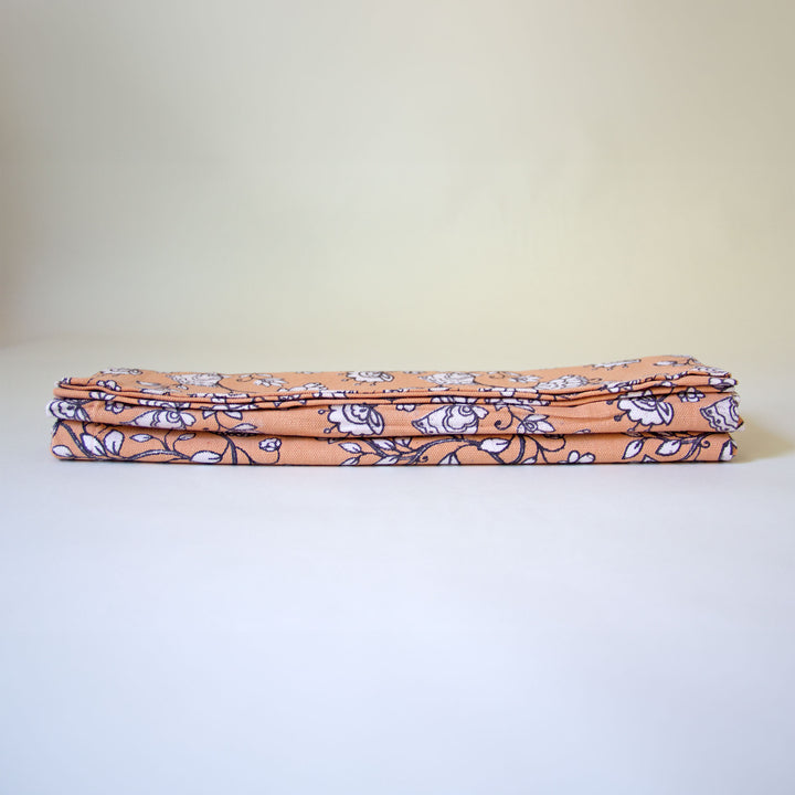 Peach Floral Table Runner