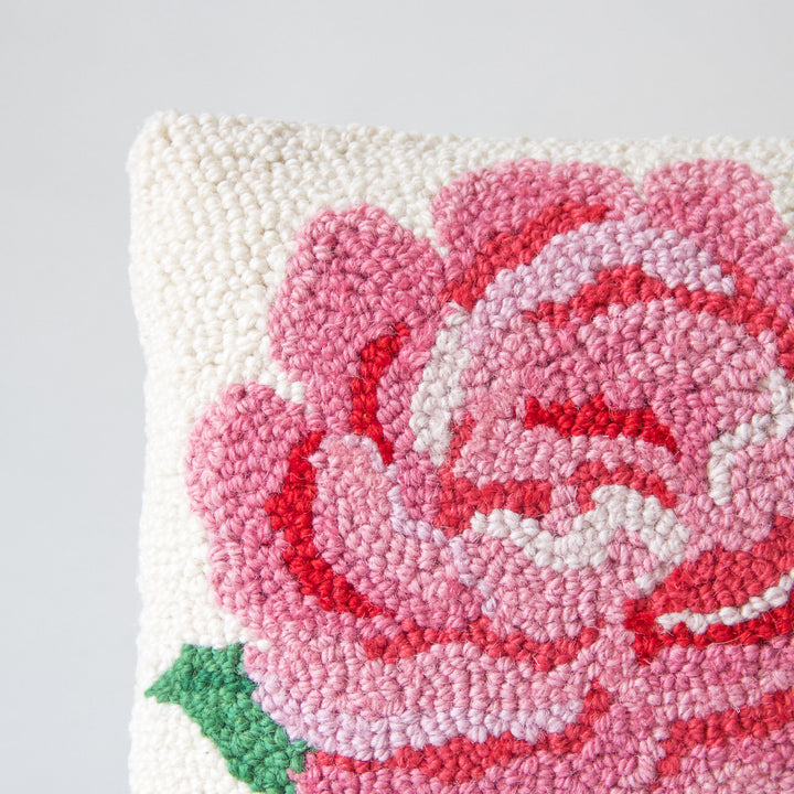 Pink Peony Hook Pillow