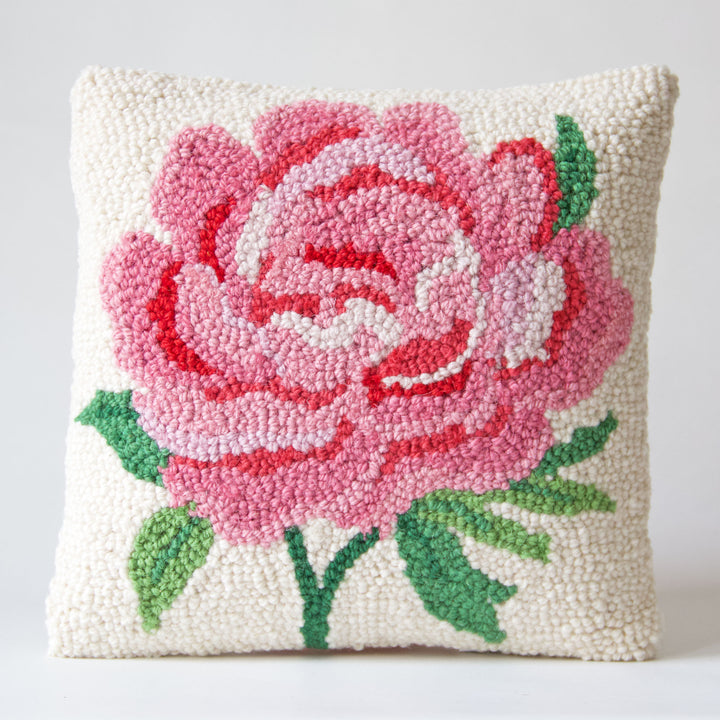 Pink Peony Hook Pillow