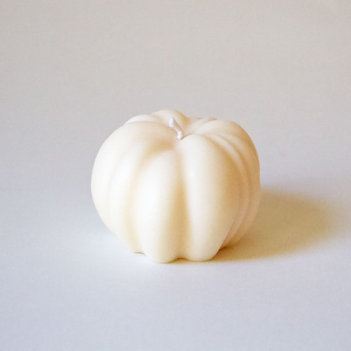 Pumpkin Candle - Ivory