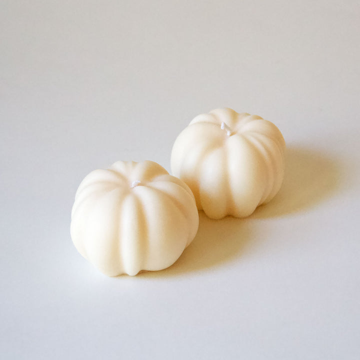 Pumpkin Candle - Ivory