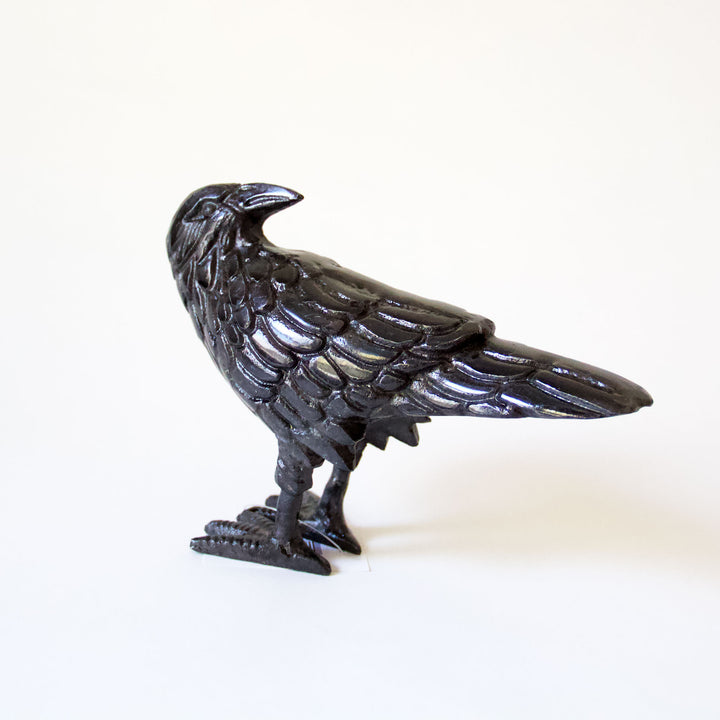 Raven Metal Figurine