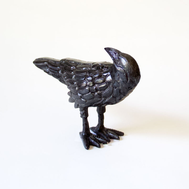 Raven Metal Figurine