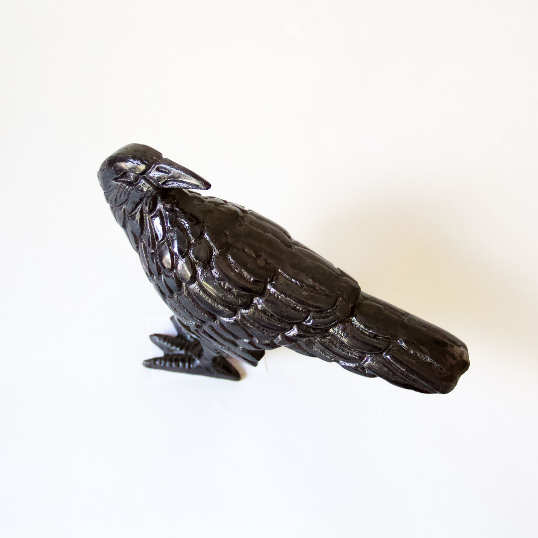 Raven Metal Figurine