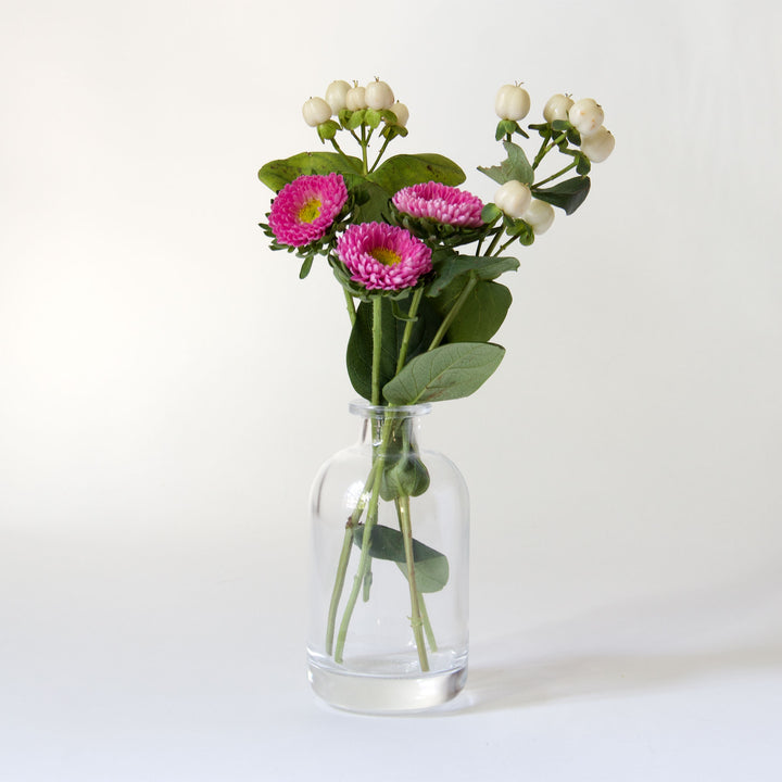 Rustic Glass Bud Vase